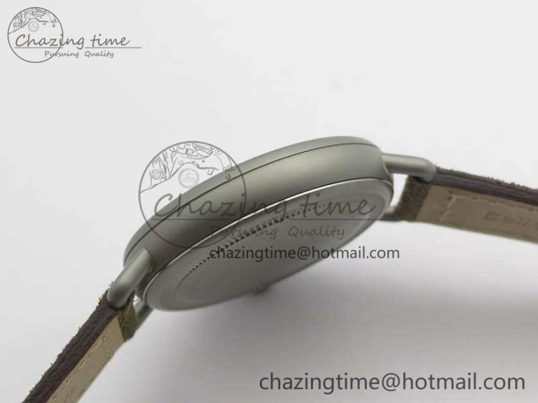 WW1-92 Military 1:1 Best Edition Black Dial On Brown Leather Strap MIYOTA 9015