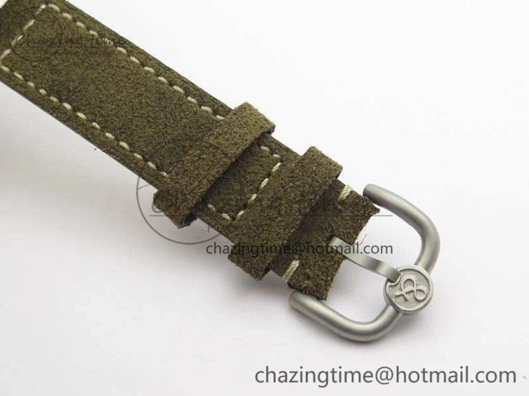 WW1-92 Military 1:1 Best Edition Black Dial On Brown Leather Strap MIYOTA 9015