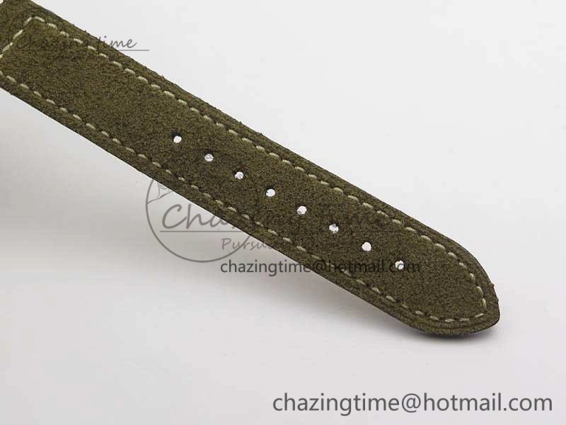WW1-92 Military 1:1 Best Edition Black Dial On Brown Leather Strap MIYOTA 9015