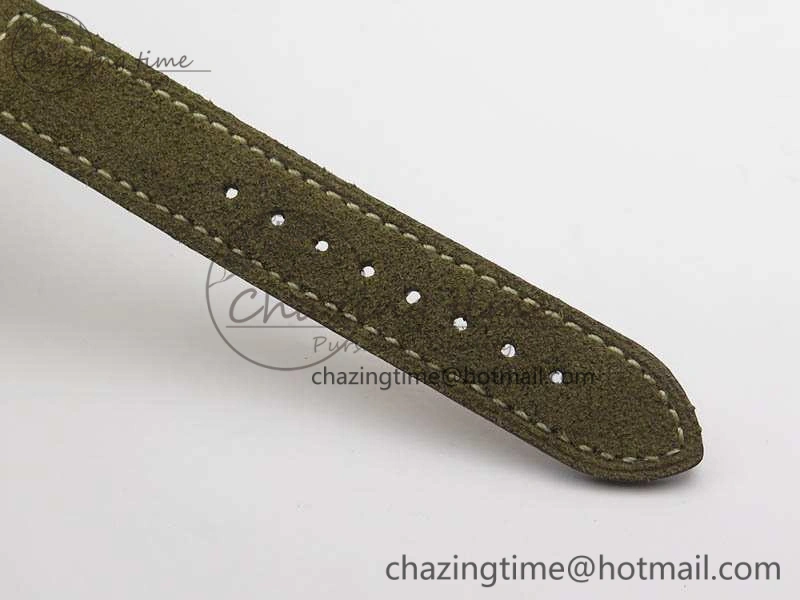 WW1-92 Military 1:1 Best Edition Black Dial On Brown Leather Strap MIYOTA 9015
