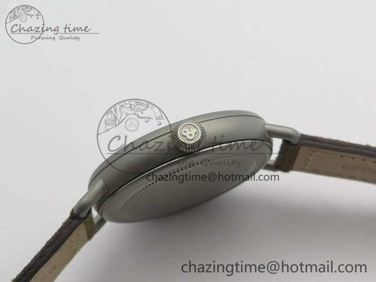 WW1-92 Military 1:1 Best Edition Black Dial On Brown Leather Strap MIYOTA 9015