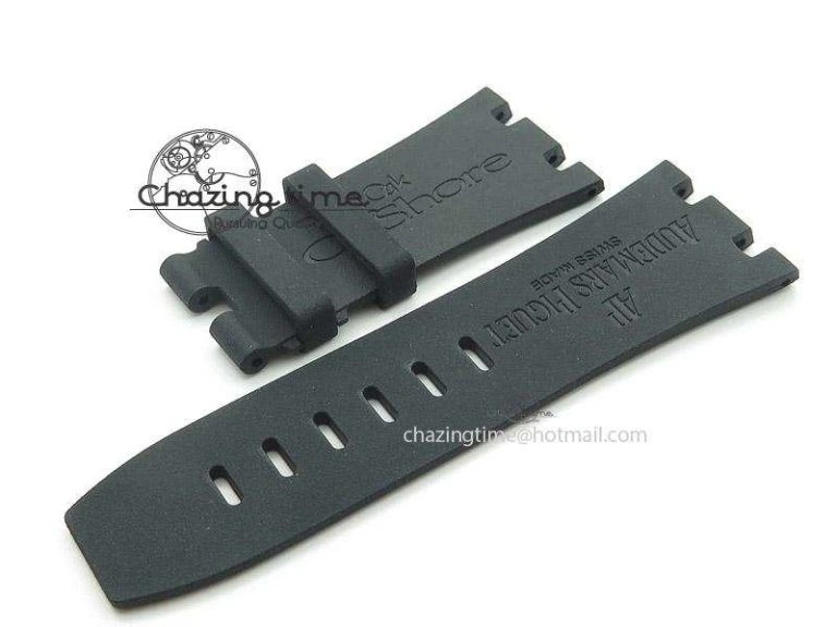 XS Black Rubber Strap for Royal Oak Offshore Diver