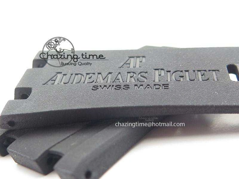 XS Black Rubber Strap for Royal Oak Offshore Diver