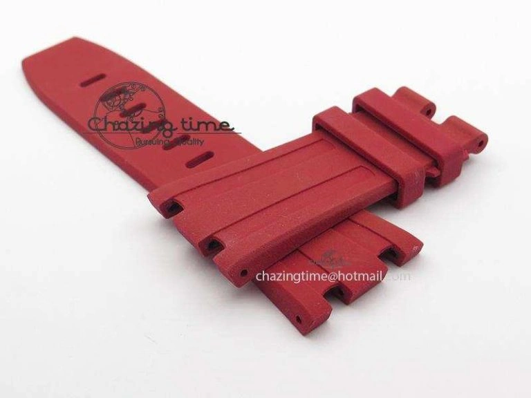 XS Red Strap For Royal Oak Offshore Diver