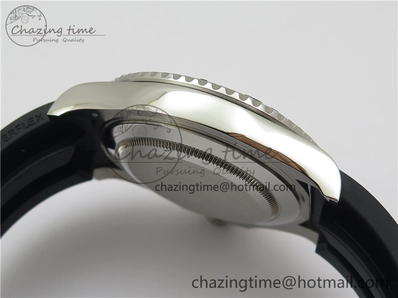 YACHT-MASTER 42MM 226659 3EF 1:1 BEST EDITION 3D BLACK CERAMIC BEZEL ON RUBBER STRAP VS3235