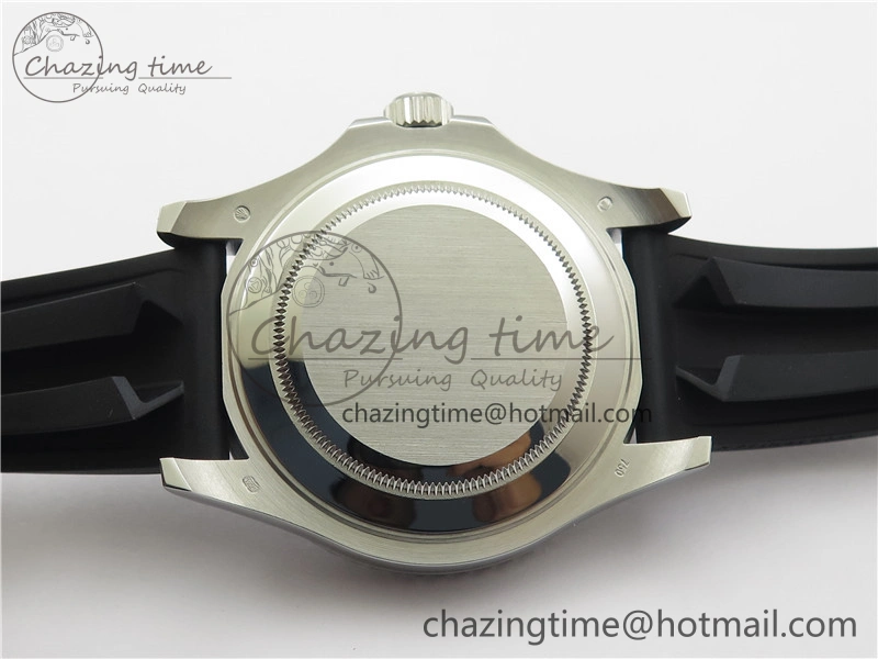 YACHT-MASTER 42MM 226659 3EF 1:1 BEST EDITION 3D BLACK CERAMIC BEZEL ON RUBBER STRAP VS3235