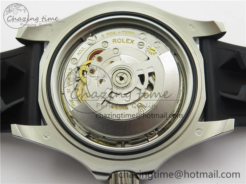 YACHT-MASTER 42MM 226659 3EF 1:1 BEST EDITION 3D BLACK CERAMIC BEZEL ON RUBBER STRAP VS3235