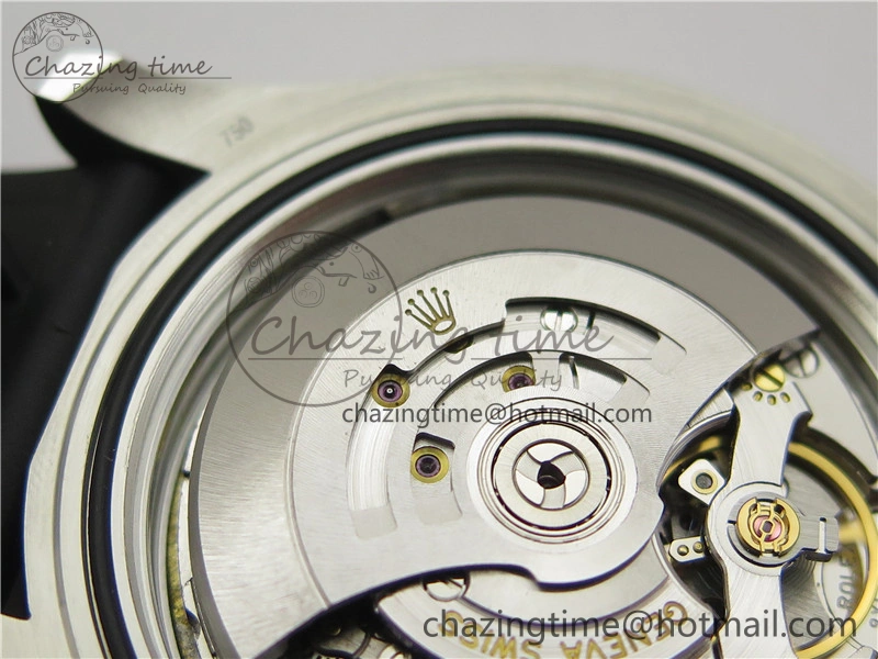 YACHT-MASTER 42MM 226659 3EF 1:1 BEST EDITION 3D BLACK CERAMIC BEZEL ON RUBBER STRAP VS3235