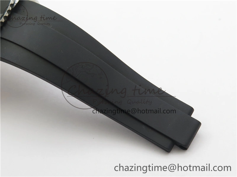 YACHT-MASTER 42MM 226659 3EF 1:1 BEST EDITION 3D BLACK CERAMIC BEZEL ON RUBBER STRAP VS3235