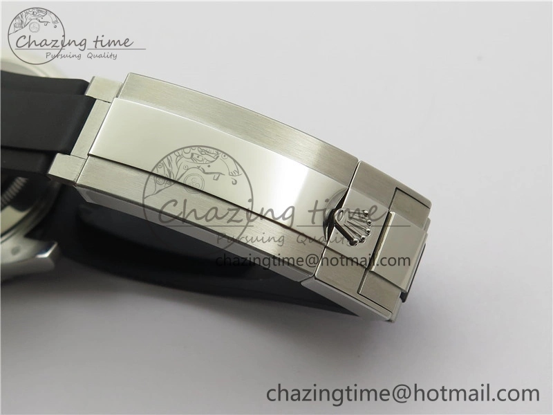 YACHT-MASTER 42MM 226659 3EF 1:1 BEST EDITION 3D BLACK CERAMIC BEZEL ON RUBBER STRAP VS3235