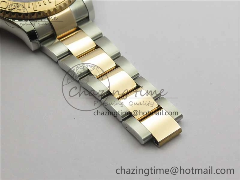 Yacht-Master 116621  BP Maker Best Edition Brown Dial on SS RG Bracelet SA3135