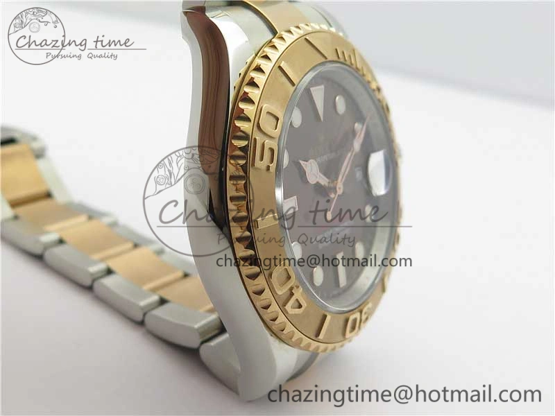 Yacht-Master 116621 ARF 1:1 Best Edition Brown Dial on SS RG Bracelet SH3135 V2