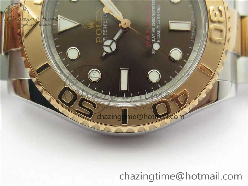 Yacht-Master 116621 ARF 1:1 Best Edition Brown Dial on SS RG Bracelet SH3135 V2