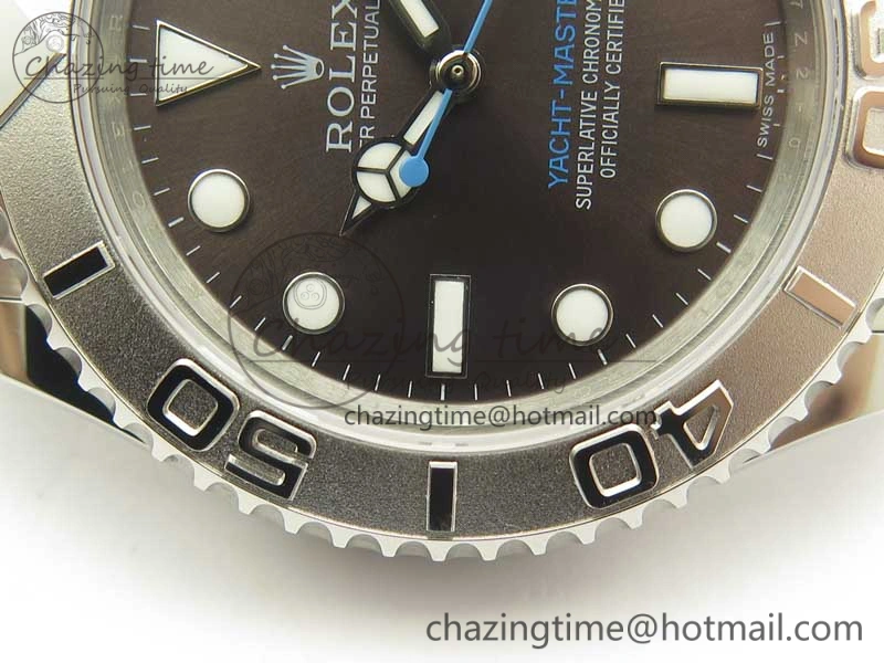 Yacht-Master 116622 904L SS GMF 1:1 Best Edition Baselworld Gray Dial on 904L SS Bracelet A2836