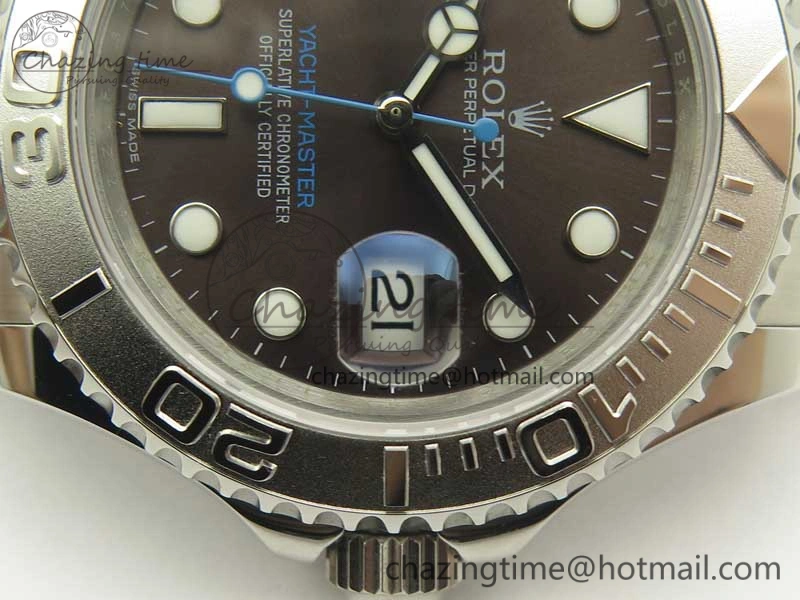 Yacht-Master 116622 904L SS GMF 1:1 Best Edition Baselworld Gray Dial on 904L SS Bracelet A2836