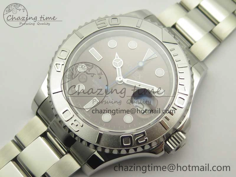 Yacht-Master 116622 904L SS GMF 1:1 Best Edition Baselworld Gray Dial on 904L SS Bracelet A2836