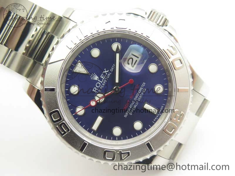 Yacht-Master 116622 904L SS GMF 1:1 Best Edition Blue Dial on 904L SS Bracelet A2836