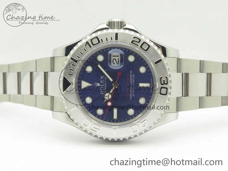 Yacht-Master 116622 904L SS GMF 1:1 Best Edition Blue Dial on 904L SS Bracelet A2836