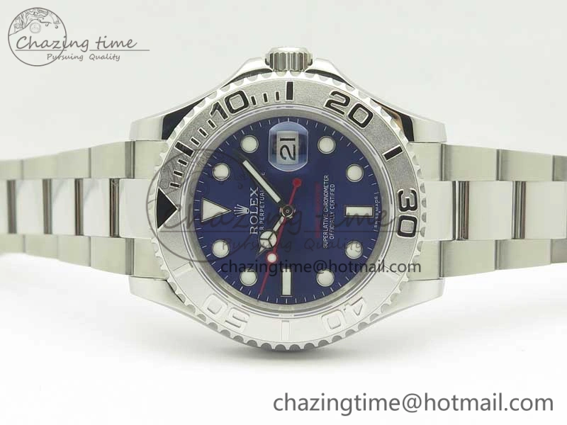 Yacht-Master 116622 904L SS GMF 1:1 Best Edition Blue Dial on 904L SS Bracelet A2836