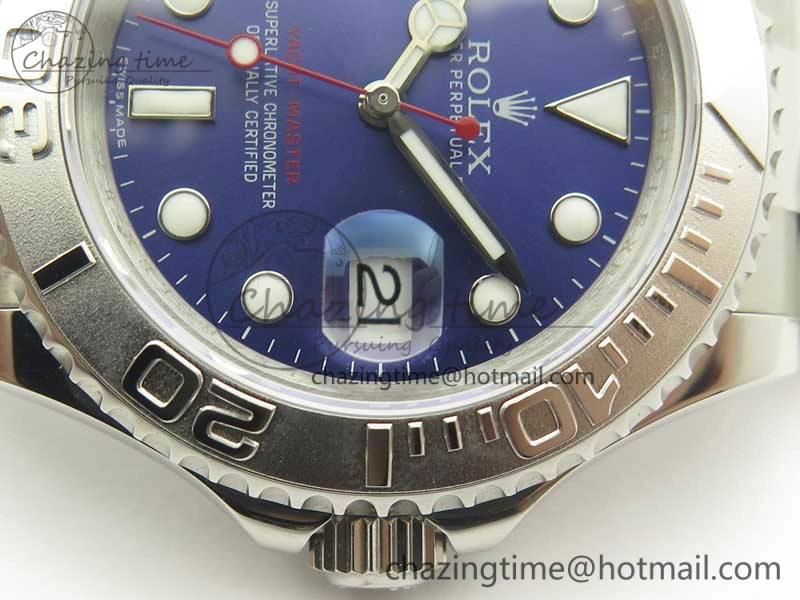 Yacht-Master 116622 904L SS GMF 1:1 Best Edition Blue Dial on 904L SS Bracelet A2836