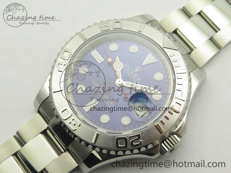 Yacht-Master 116622 904L SS GMF 1:1 Best Edition Blue Dial on 904L SS Bracelet A2836