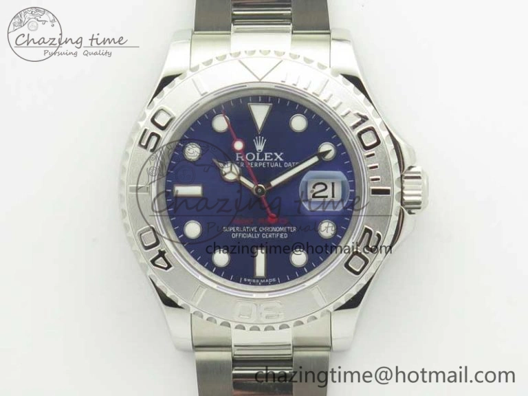 Yacht-Master 116622 904L SS GMF 1:1 Best Edition Blue Dial on 904L SS Bracelet A2836