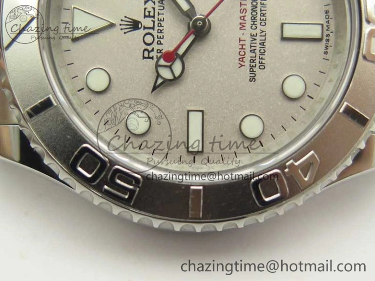 Yacht-Master 116622 904L SS GMF 1:1 Best Edition Silver Dial on 904L SS Bracelet A2836