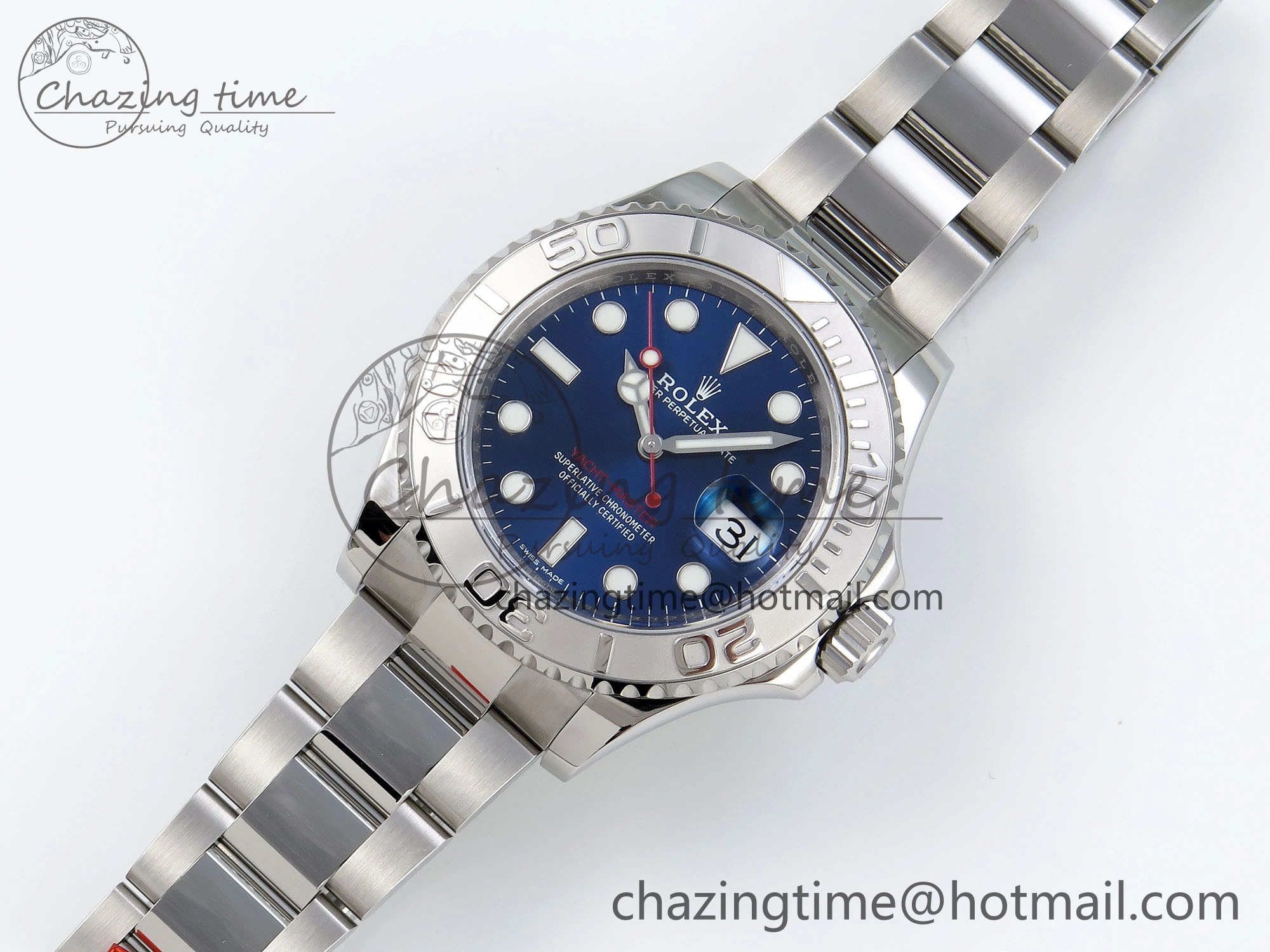 Yacht-Master 116622 904L Steel VSF 1:1 Best Edition Blue Dial on SS Bracelet VS3135