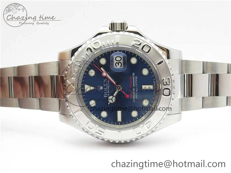 Yacht-Master 116622 ARF 1:1 Best Edition 904L Steel Blue Dial on SS Bracelet A2824