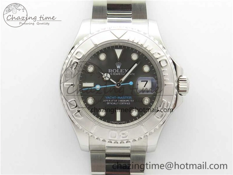 Yacht-Master 116622 ARF 1:1 Best Edition 904L Steel Gray Dial on SS Bracelet A2824