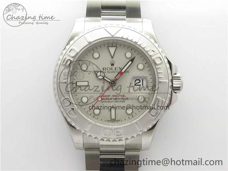 Yacht-Master 116622 ARF 1:1 Best Edition 904L Steel Silver Dial on SS Bracelet A2824