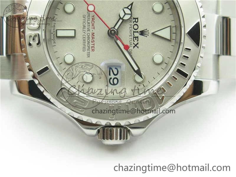 Yacht-Master 116622 ARF 1:1 Best Edition 904L Steel Silver Dial on SS Bracelet SH3135
