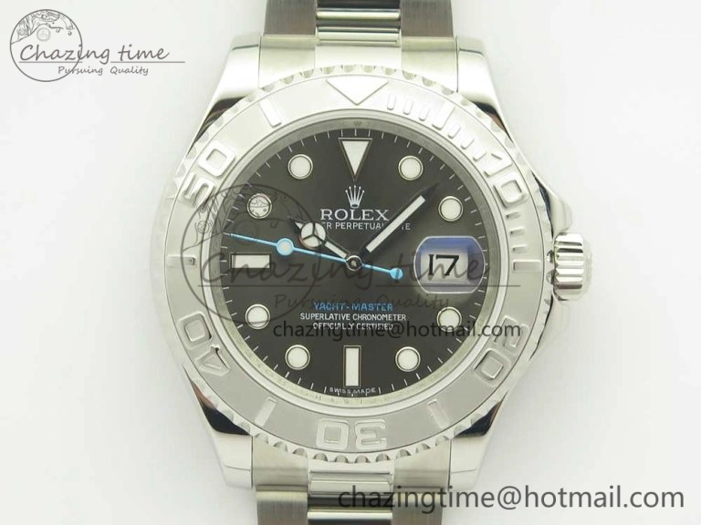 Yacht-Master 116622 ARF 1:1 Best Edition Dark Rhodium Dial on SS Bracelet SH3135