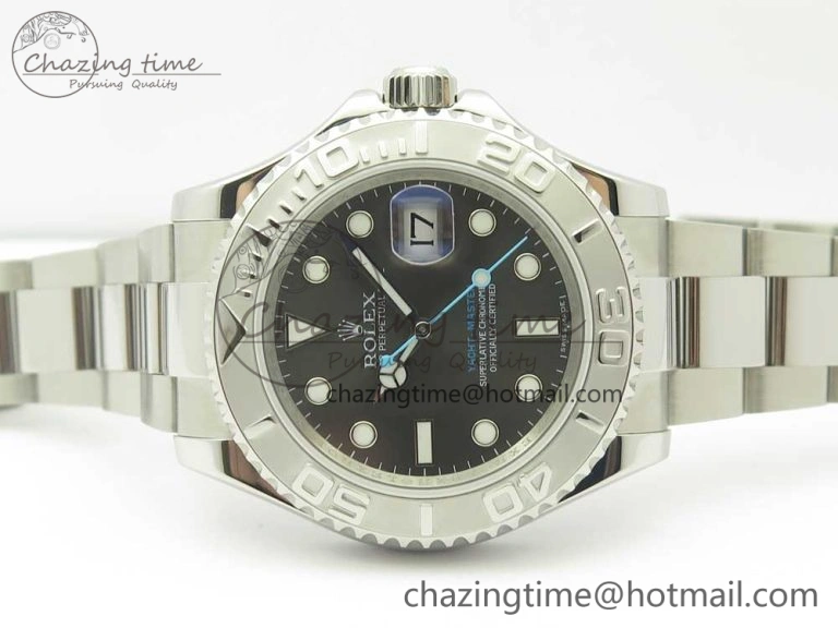 Yacht-Master 116622 ARF 1:1 Best Edition Dark Rhodium Dial on SS Bracelet SH3135