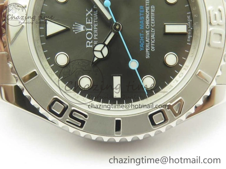 Yacht-Master 116622 ARF 1:1 Best Edition Dark Rhodium Dial on SS Bracelet SH3135