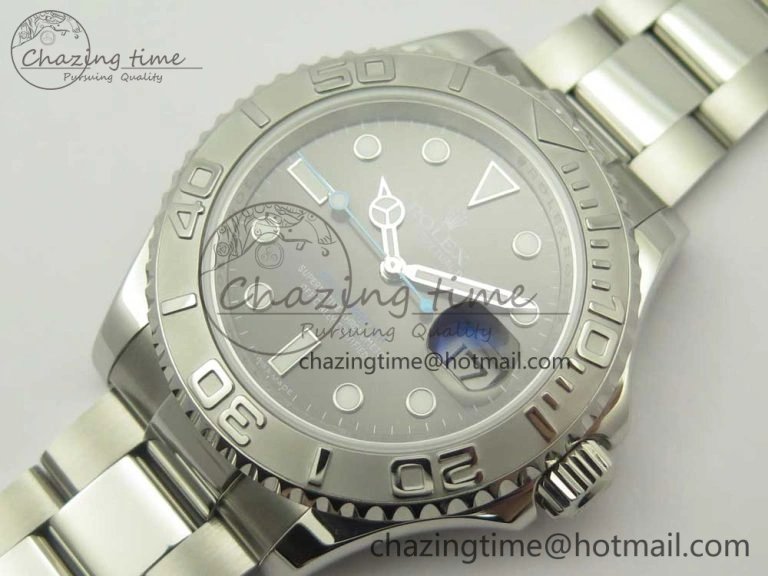 Yacht-Master 116622 ARF 1:1 Best Edition Dark Rhodium Dial on SS Bracelet SH3135