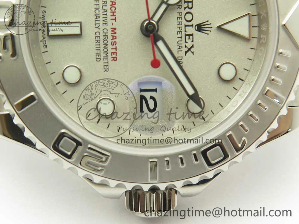 Yacht-Master 116622 ARF 1:1 Best Edition Silver Dial on SS Bracelet SH3135