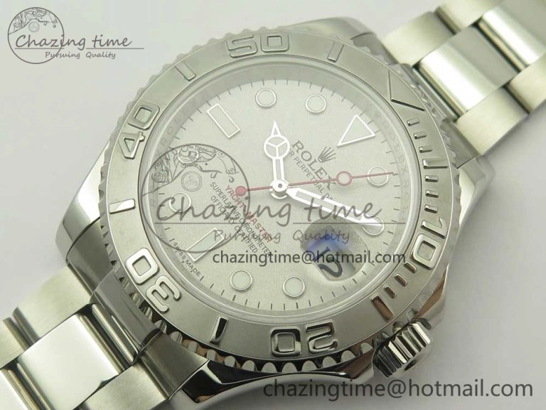 Yacht-Master 116622 ARF 1:1 Best Edition Silver Dial on SS Bracelet SH3135