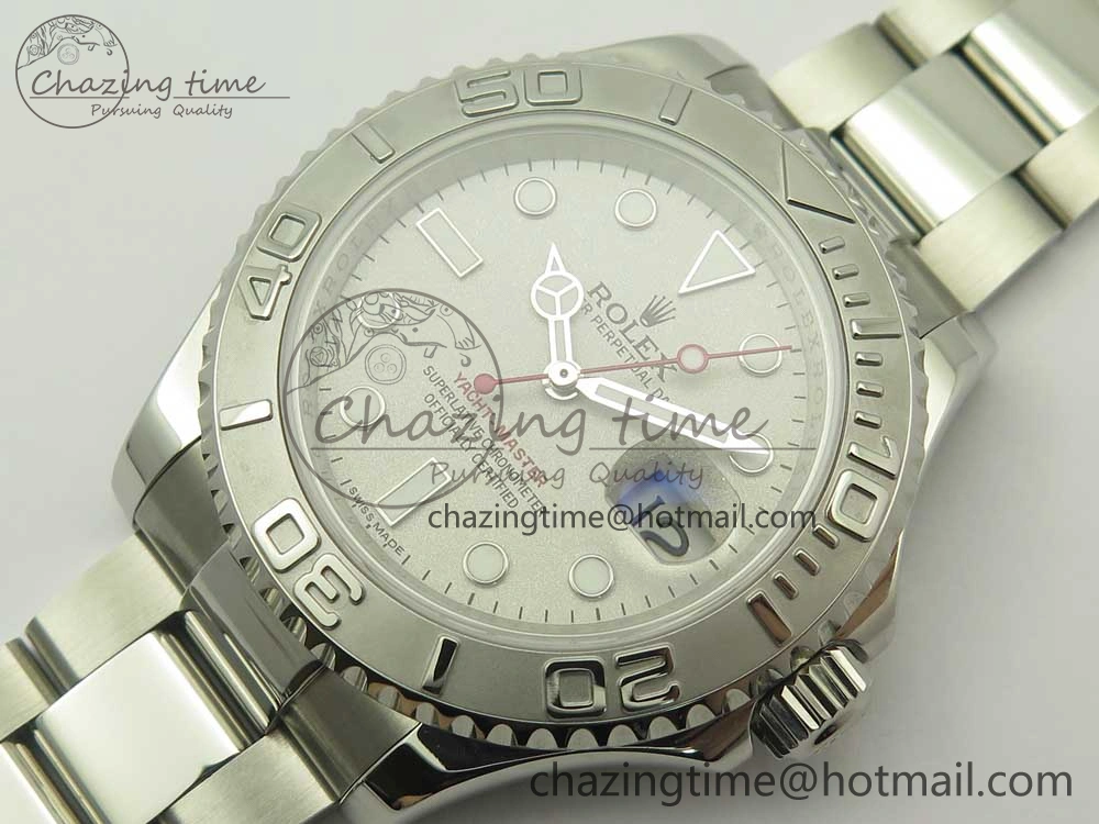 Yacht-Master 116622 ARF 1:1 Best Edition Silver Dial on SS Bracelet SH3135