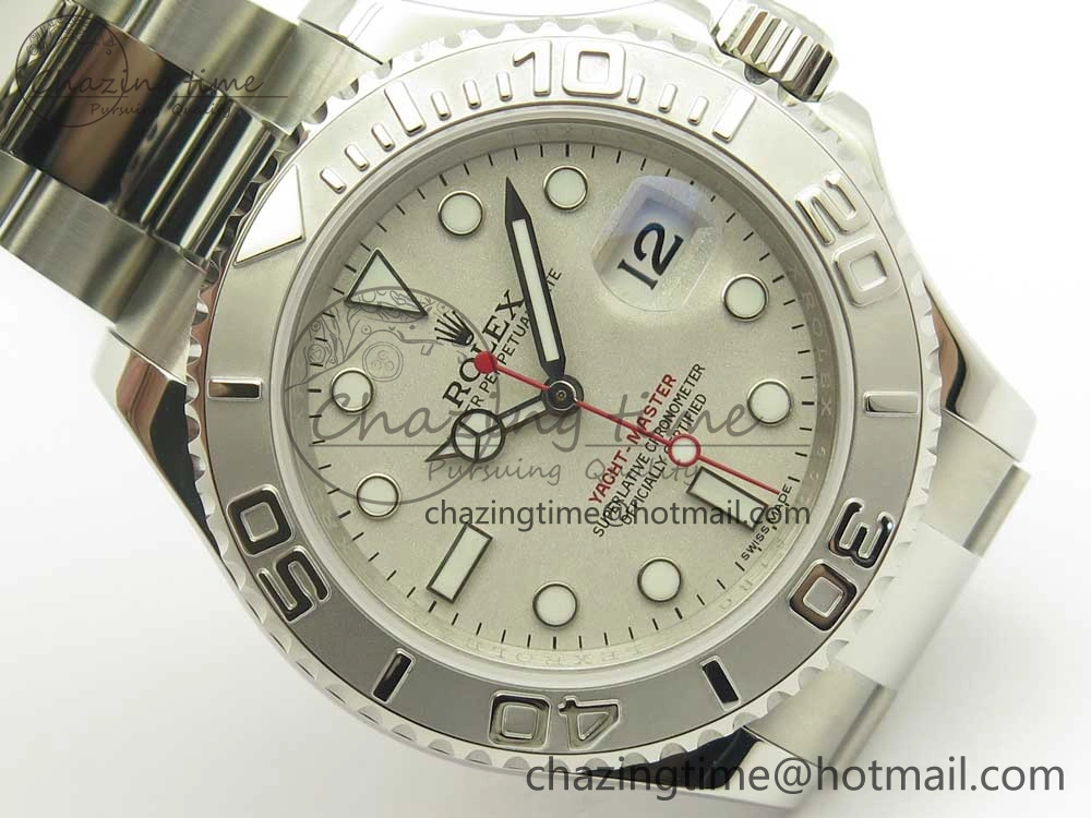 Yacht-Master 116622 ARF 1:1 Best Edition Silver Dial on SS Bracelet SH3135