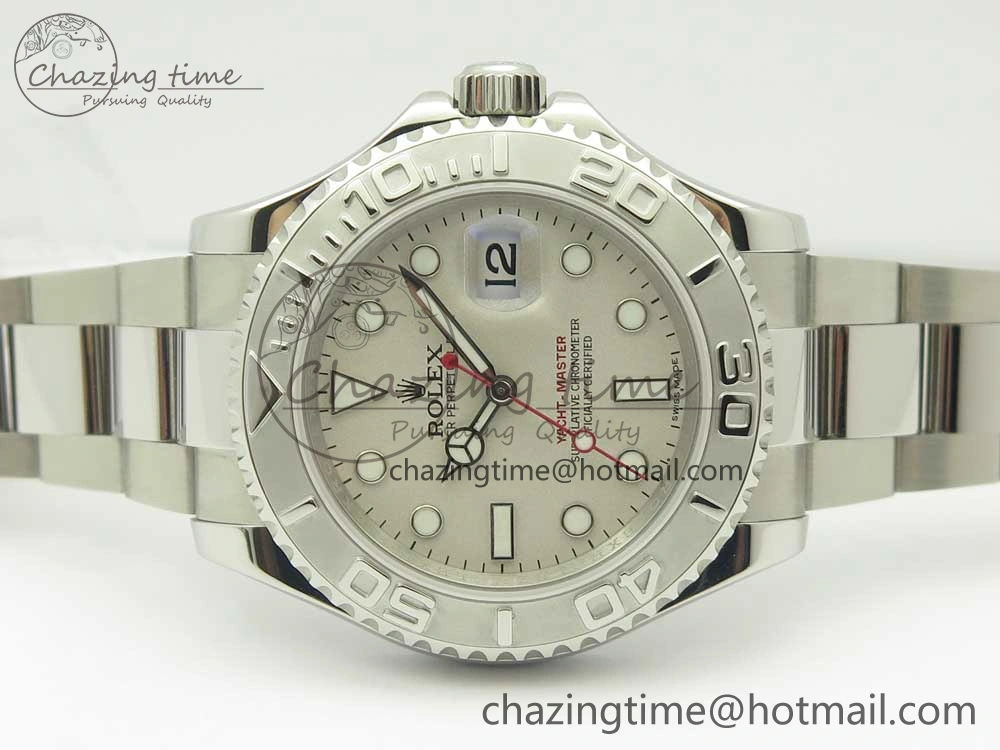 Yacht-Master 116622 ARF 1:1 Best Edition Silver Dial on SS Bracelet SH3135