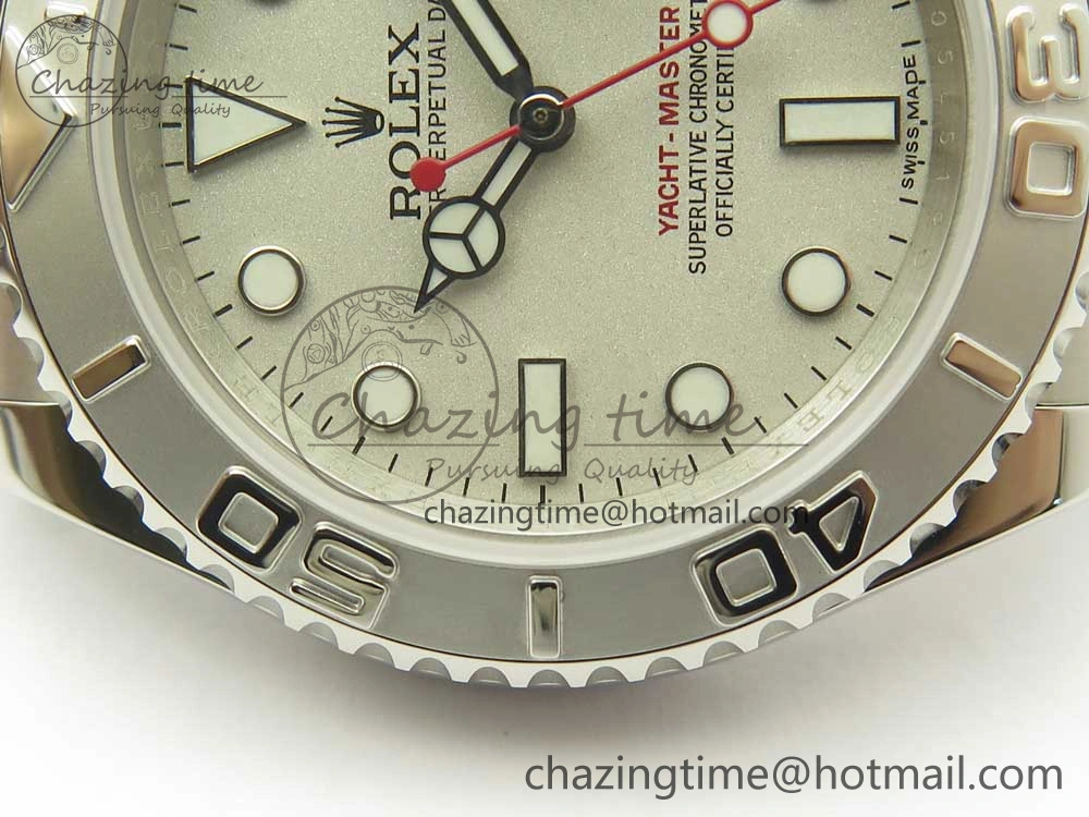 Yacht-Master 116622 ARF 1:1 Best Edition Silver Dial on SS Bracelet SH3135