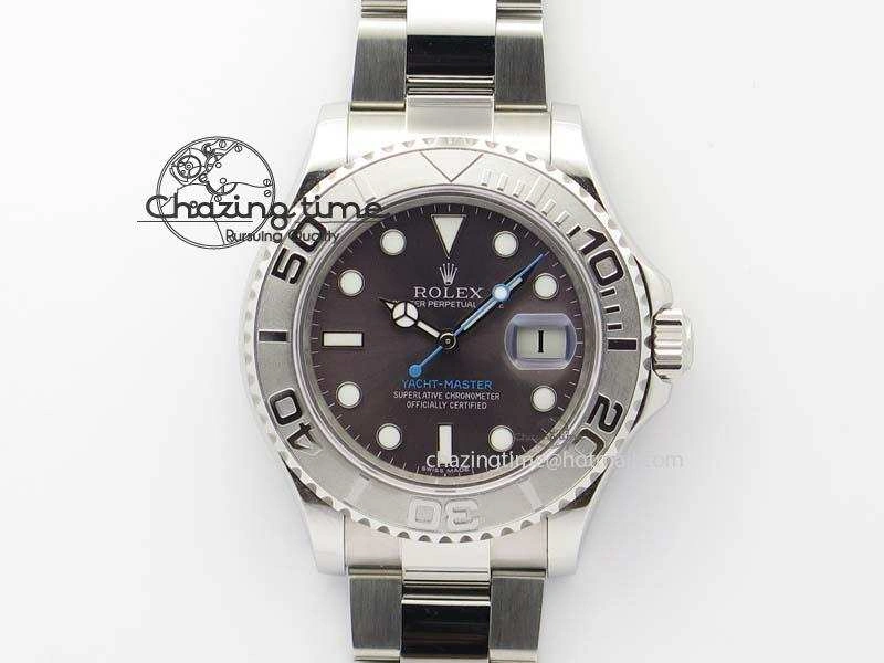 Yacht-Master 116622 BP-Maker 2016 Baselworld Gray Dial On SS Bracelet SA3135