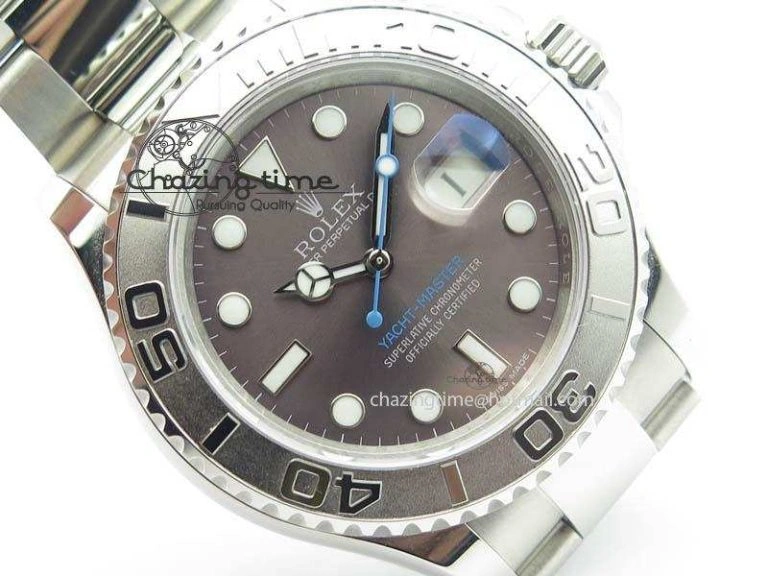 Yacht-Master 116622 BP-Maker 2016 Baselworld Gray Dial On SS Bracelet SA3135
