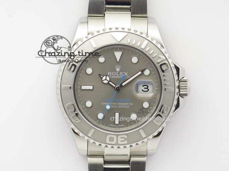 Yacht-Master 116622 BP-Maker Best Edition Grey Dial On SS Bracelet A2836