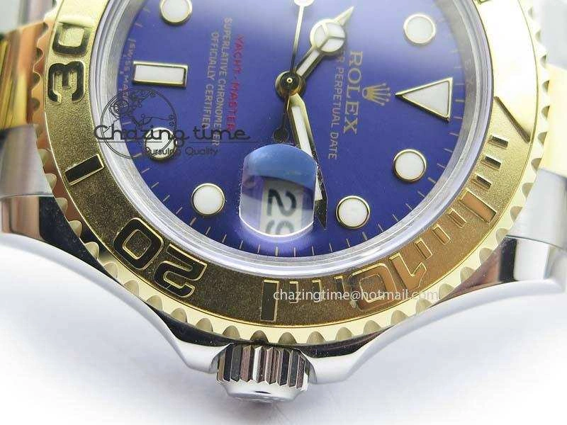 Yacht-Master 116622 BP-Maker Best Edition SS YG Blue Dial On SS YG Bracelet SA3135
