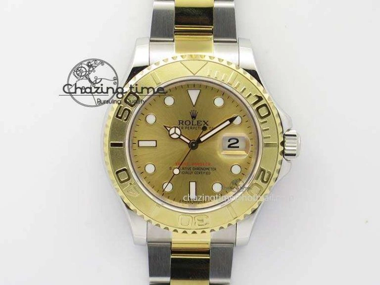 Yacht-Master 116622 BP-Maker Best Edition SS YG Gold Dial On SS YG Bracelet SA3135
