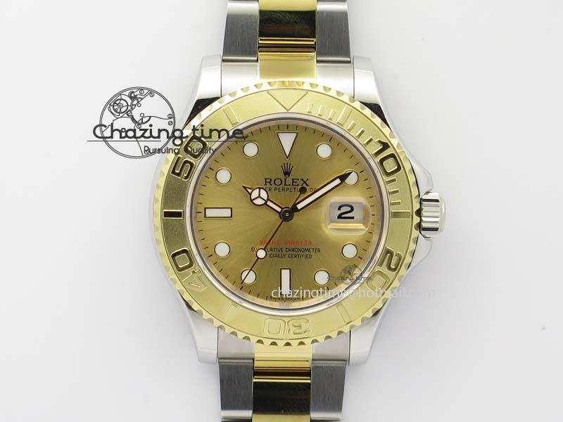 Yacht-Master 116622 BP-Maker Best Edition SS YG Gold Dial On SS YG Bracelet SA3135