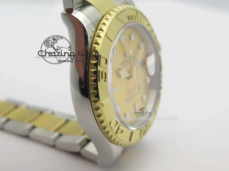 Yacht-Master 116622 BP-Maker Best Edition SS YG Gold Dial On SS YG Bracelet SA3135