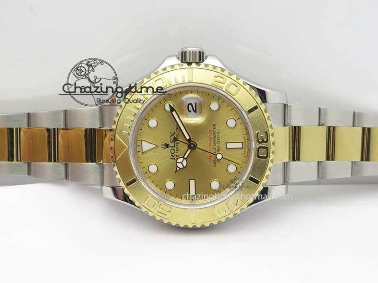 Yacht-Master 116622 BP-Maker Best Edition SS YG Gold Dial On SS YG Bracelet SA3135